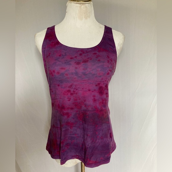 Aneko tie diy built in bra activewear tank top - Picture 1 of 7